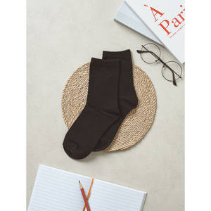 Calzini Basic da donna Monfoot neri al collo medio - Product Image 1