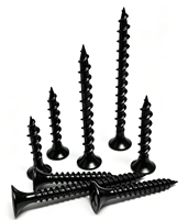 Vente en gros de vis pour plaques de plâtre noires de 3/4 po, 1 po, 1-1/4 po, 1-1/2 po, 2 po, 2-1/2 po, 3 po, 4 po, clous industriels d'usine, vis de toiture en gros