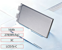 Sel Baterai Lithium UAV 3.95V 16Ah 587Wh/L Ultra Tipis 16Ah untuk UAV