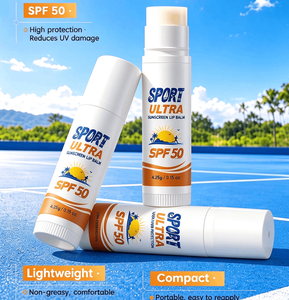 Protector Solar Labial Orgánico con Centella SPF50, Seguro para Arrecifes, Tamaño de Viaje, Sin Residuos Blancos, Etiqueta Privada, Protección Labial, Venta al por Mayor - Product Image 3