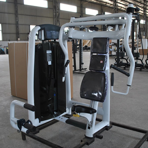 Nuovo Design MB: Chest Press Commerciale Professionale con Seduta, Attrezzatura da <span class=keywords><strong>Palestra</strong></span> <span class=keywords><strong>per</strong></span> Allenamento Muscolare, Esercizio <span class=keywords><strong>Pettorali</strong></span> con Carico a Perno - Product Image 1