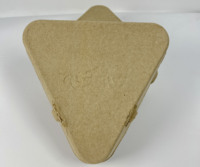 Contenants d'emballage pour œufs écologiques réutilisables personnalisés de 7 œufs, cartons à œufs en papier ondulé compostables pour aliments disponibles