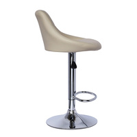 Chaises de bar en cuir PU avec dossier réglable, design moderne, chaises pivotantes, tabourets hauts, structure en acier inoxydable, pour salle à manger, bar à domicile