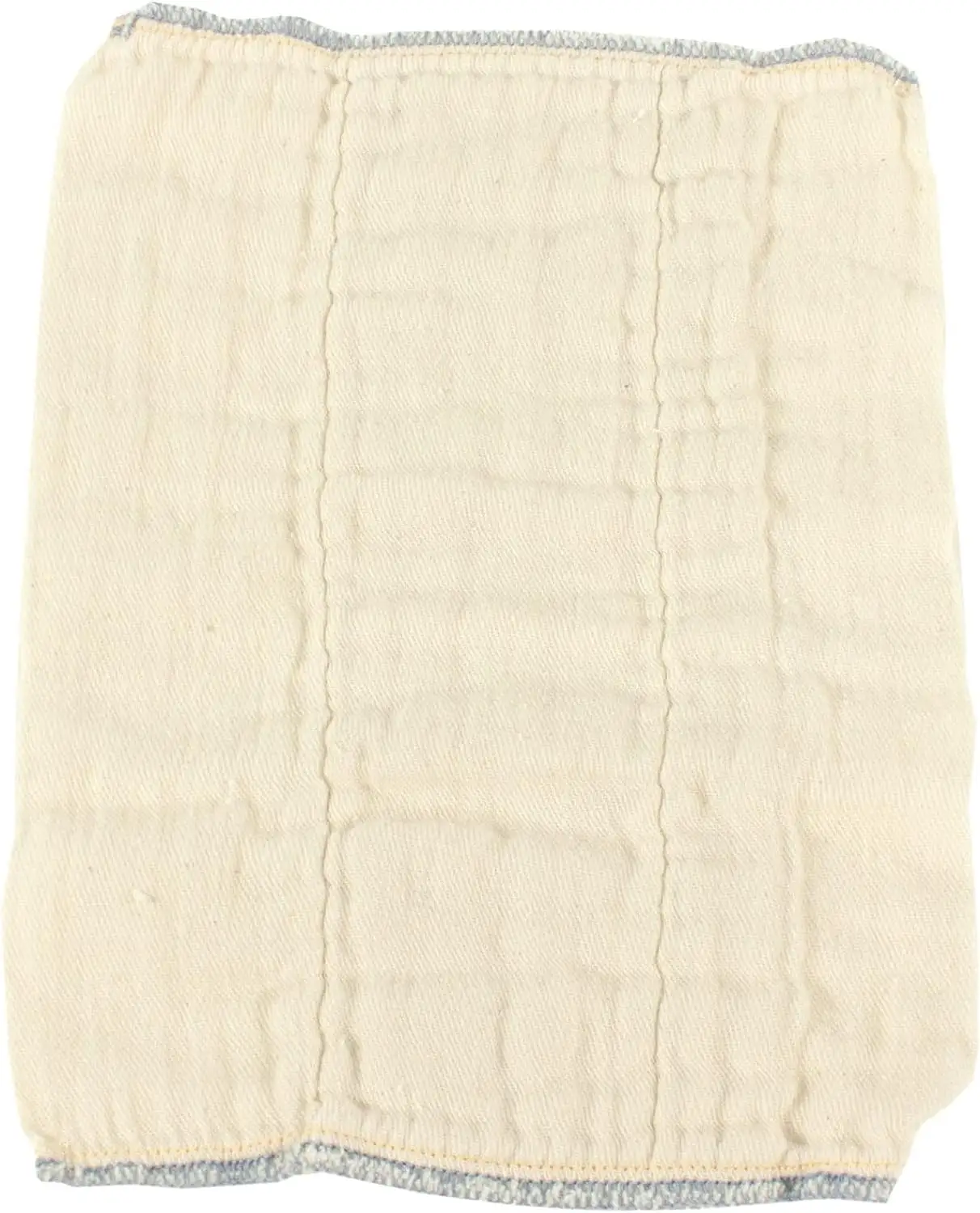 無漂白のプレフォールド布おむつ綿100% 、耐久性、柔らかく、吸収性、新生児4x6x4にフィットする持続可能