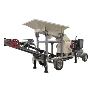 Trituradora de rocas portátil de alta eficiencia PE-200*300, trituradora móvil pequeña de carbón, vidrio, oro y mineral, con motor diésel. - Product Image 1