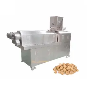 Double-screw Soy Bean Protein Vegetal TVP Foods Extruder Processing Line Machinery Extruder And Dryer For Sale