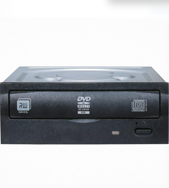 Lite-On 24x SATA Internal DVD RW Optical Drive IHAS324-17 Black Interface Desktop PC Data Backup Media Burning