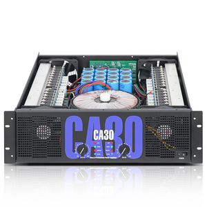 เครื่องขยายเสียง EIF CA30 ระดับมืออาชีพ 2*2200W 2/4/8/4 โอห์ม คลาส H ใช้ไฟ AC ขนาด 3U ตัวเครื่องโลหะ สำหรับงานแสดงดนตรีระดับมืออาชีพ พร้อมช่องต่อ XLR - Product Image 1