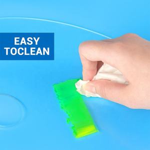 2 חבילה 9.8x5.9 אינץ 'צבע אקריליק לוח צבע צבע משטח משטח משטח ציור אמנות <span class=keywords><strong>diy</strong></span> ציור מדפי תצוגה נקי קל - Product Image 4