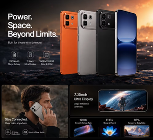 Teléfono Inteligente Note 60Pro 5G con Android 15, Doble SIM, Pantalla AMOLED, Cámara Trasera de 48MP, Modelos Naranja y Negro - Product Image 5