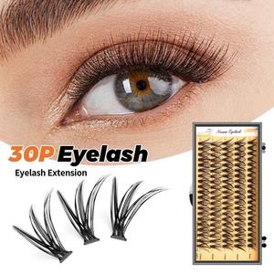 Pestañas Postizas Fox Eyelashes, Set de Pestañas Postizas en Racimo, Pelo Sintético Ultradensas, Paquete Mixto, Empaque Personalizado, Suaves y Cómodas - Product Image 3