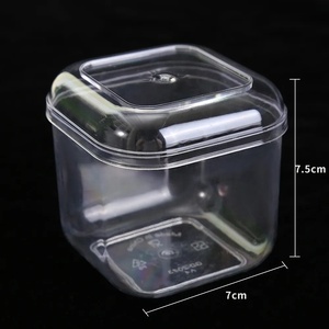Thickened Cake Cup Mousse Cup Disposable Transparent Dessert Cup Box For Chocolate And Candy
