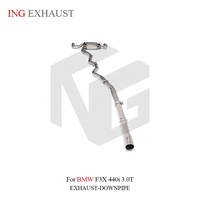 Système d'échappement Cat-Back Valvetronic en acier inoxydable ING pour BMW F3X 440i 3.0T |   Pièces de tuning haute performance en gros