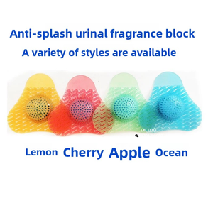 Blocco Deodorante Triangolare per WC e Orinatoi, Pastiglie Profumate Anti-Schizzi con Schermo TRI-ENZYME - Product Image 1