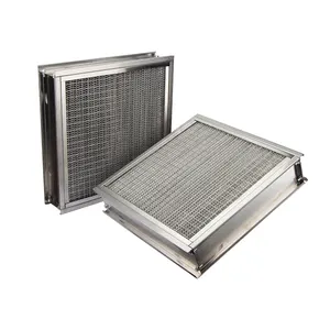 H13 H14 Laminar Flow Hood Heap Stainless Steel FFU Fan Filter Unit With HEPA Air Filter For Clean Room