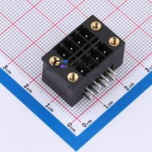 DB2ERHBM-3.5-2*4P-BK Plug-in Terminal Block Bent Lead Through Hole,P=3.5mm Board-to-Board / Socket - Closed Screw Fixing 2x4P - Product Image 1