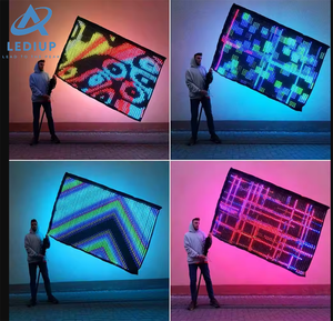 Led ánh sáng cờ thân thiện với môi tương tác đạo cụ cờ Màn hình LED cho hộp đêm bầu không khí & Đảng & huyền diệu cờ thanh - Product Image 6