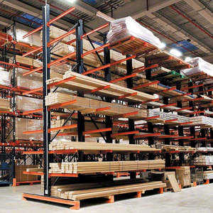 Giá để đồ ngoài trời bằng thép dạng <span class=keywords><strong>cantilever</strong></span>, sức chứa lớn, dành cho gỗ dán, có cân nặng tải trọng cao - Product Image 3