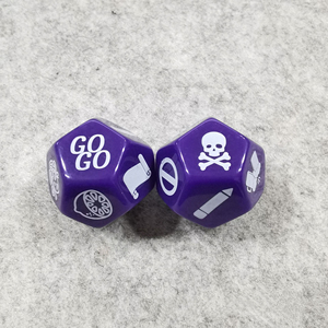 Xúc xắc in lụa nhựa tùy chỉnh, nhiều thông số kỹ thuật, in màu, logo, họa tiết tùy chỉnh - Product Image 5