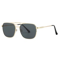 Nouvelles Lunettes de Soleil Classiques de Conduite pour Hommes, Monture Métallique Carrée, Protection UV400, Style Vintage, Modèle 2026