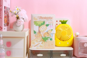 Agenda in Pelle PU 32K con Chiusura Magnetica e Logo Personalizzato, Pagine Interne Colorate con Ricamo di Frutta, Regalo per Ragazze - Product Image 5