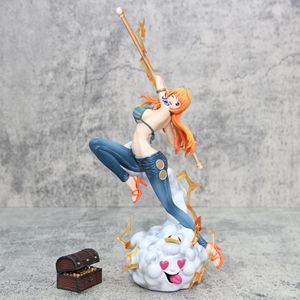 ฟิกเกอร์อนิเมะสาวเซ็กซี่คุณภาพสูง32ซม. ฟิกเกอร์หนึ่งชิ้น Nami ในกางเกงยีนส์ขาสั้นสะสมโมเดลแอคชั่นฟิกเกอร์ - Product Image 5