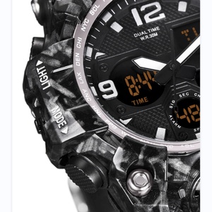 นาฬิกาข้อมือผู้ชาย SHUAIKE ระบบควอตซ์ดิจิตอล แสดงเวลาสองระบบ กันน้ำ 5 บาร์ สไตล์คาวบอย สำหรับเล่นกีฬา - Product Image 4