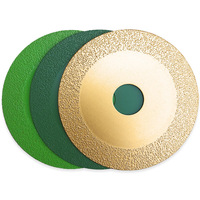 Disco de Corte de Acero de 100/115/125 mm para Vidrio, Baldosa Cerámica, Jade y Pulido de Granito - Hoja de Sierra Circular de Diamante Prensada en Caliente