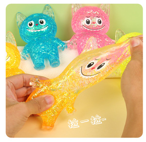 Juguete Antiestrés <span class=keywords><strong>de</strong></span> Maltosa con Sonido, <span class=keywords><strong>Monstruo</strong></span> Pequeño, <span class=keywords><strong>de</strong></span> Rebote Lento, para Niños, Superventas - Product Image 5