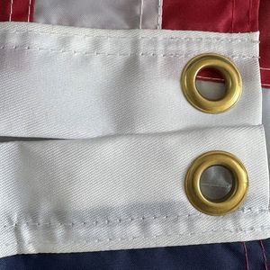 Heavy Duty Oxford Cloth Grommets American <b>Flag</b> 3x5 FT 90x150cm Outdoor for Embroidery 210D Portable Flying Style <b>Flag</b> - Product Image 5