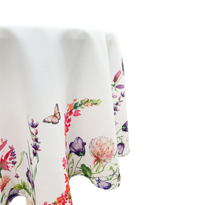 Thiết Kế Chữ Số In Mùa Xuân Sequin Khăn Trải Bàn 100% Tái Chế Thân Thiện Với Môi Vòng Polyester Bảng Vải - Product Image 4