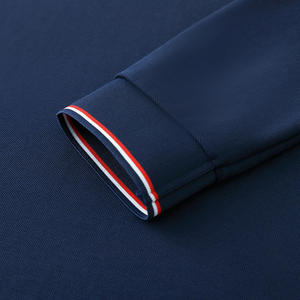เสื้อโปโลแขนยาวผู้ชายผ้าฝ้ายคอปกพับได้สวมใส่สบายๆ ทุกวัน - Product Image 1