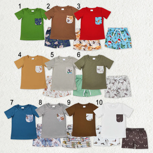 <span class=keywords><strong>Abbigliamento</strong></span> per Ragazzi all'Ingrosso 3-16 <span class=keywords><strong>Anni</strong></span> Motivo Caccia Alta Qualità Outfit Casual per Ragazzi - Product Image 1