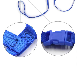 C036 Harnais et laisse pour animaux de compagnie en polyester écologique et durable, motif adorable, collier et harnais ajustables, taille M pour chats et chiens - Product Image 4