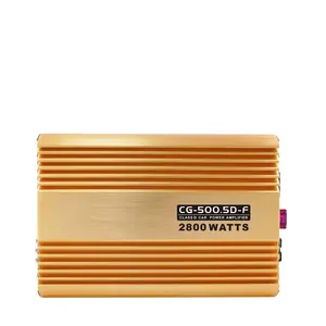 Suoer CG-500.5D-Fspecial彩色金色5通道全范围D类汽车放大器