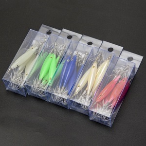 เบ็ดตก<span class=keywords><strong>ปลา</strong></span>แบบหลายสี 5 ชิ้น สำหรับตก<span class=keywords><strong>ปลา</strong></span>ข้ามพรมแดน  วัสดุ ABS รูปทรงกุ้ง  เหยื่อปลอมแข็ง  เรืองแสงในที่มืด  รูปทรง<span class=keywords><strong>ปลา</strong></span>หมึก  แบบเป่าลม - Product Image 4