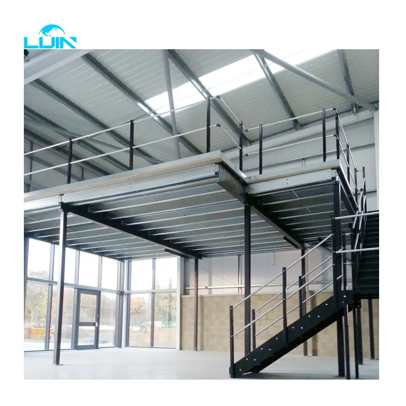 Free Design Industrial Steel Platform Warehouse Multi-Tier Racking Support Mezzanine Floor