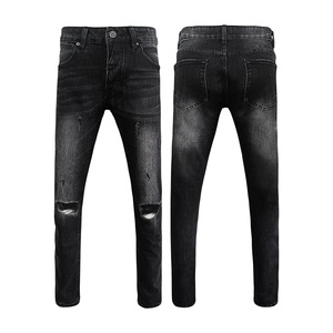 Jeans Denim Hip Hop di Alta Qualità per <span class=keywords><strong>Uomo</strong></span>, Pantaloni Stile Vintage Y2K, Effetto Vissuto, Streetwear Ksubis - Product Image 4