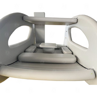 Bateaux électriques de luxe, catamaran, bateau pneumatique pour fête de famille, ponton flottant pour la mer et le lac, yacht pneumatique avec moteur