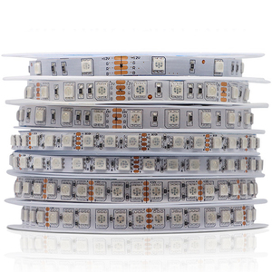 Tira de Luces LED RGB SMD 5050 de Precio de Fábrica, 5V 12V 24V, Flexible, IP20 IP65 IP67 IP68, 30 60 120 LED/m, Multicolor - Product Image 3