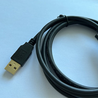 Kabel Konverter Adaptor USB Serial Female, Konduktor Tembaga Murni, Selubung PVC, Pelindung Anyaman, Konektor Male/Female untuk Komputer