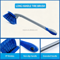 Lot de 3 brosses de detailing automobile, brosses de nettoyage pour perceuse, tampons éponge de polissage, outils de nettoyage pour le lavage intérieur et extérieur