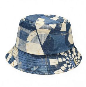 Chapeau Bob Vintage Art Abstrait Graffiti Imprimé Géométrique Coloré Casquette de Pêcheur Unisexe Streetwear Chapeau de Soleil pour Amateurs de Hip Hop - Product Image 1