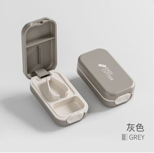 Cortador de Pastillas Cuadrado y Caja de Almacenamiento Portátil 2 en 1, Mini Organizador Divisor a Prueba de Polvo, Triturador de Pastillas - Product Image 5