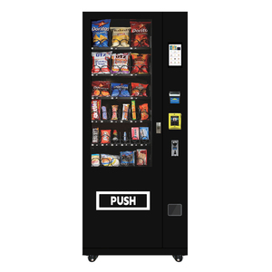 Máquina expendedora comercial de snacks y bebidas, máquina expendedora de alimentos con control por botones, máquina expendedora personalizada en venta - Product Image 6