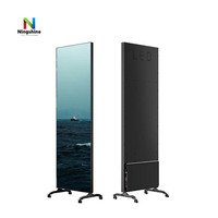 Écran d'affichage LED publicitaire mobile P1.8 P2 P2.5 avec Wi-Fi et USB pour centre commercial