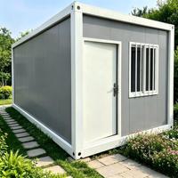 Container Modulare Prefabbricato in Acciaio con Pannelli Sandwich, Design Traspirante Stile Fattoria, Soluzione Abitativa Esterna Mobile, Scuola Mobile