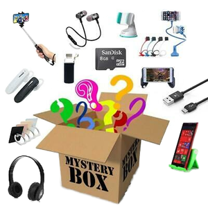 Scatola Regalo Vintage Lucky Electronics, Confezioni a Sorpresa con Dispositivi 4G, Slot SIM, <span class=keywords><strong>Auricolari</strong></span> e Oggetti Misti - Product Image 1