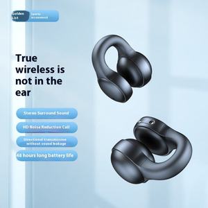 Headphone Konduksi Tulang Nirkabel X58 TWS BT 5.3 Earphone Tahan Air Earbud Olahraga Model Anting Pengait Telinga Dengan Mikrofon Headset - Product Image 2