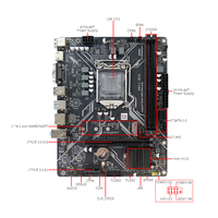 Carte mère PC H511 G10 M ATX Z390 pour ordinateur de bureau, LGA1200 DDR4 64 Go, 10e génération